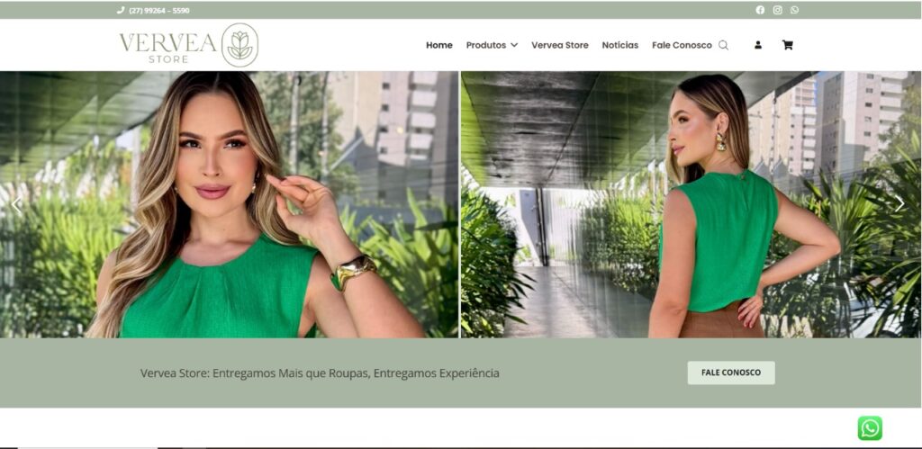 Criação de Loja Virtual em Vila Velha - ES: Vervea Store